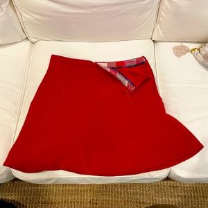 Anthropologie skirt, Meadow Rue, red wool, US size 10